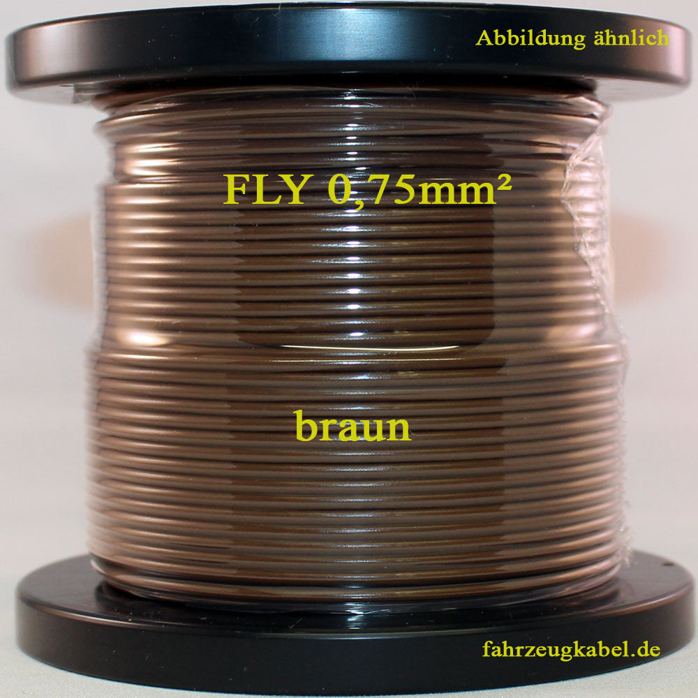 0,75mm² Spule 25m FLY Kabel für Kfz Elektrik