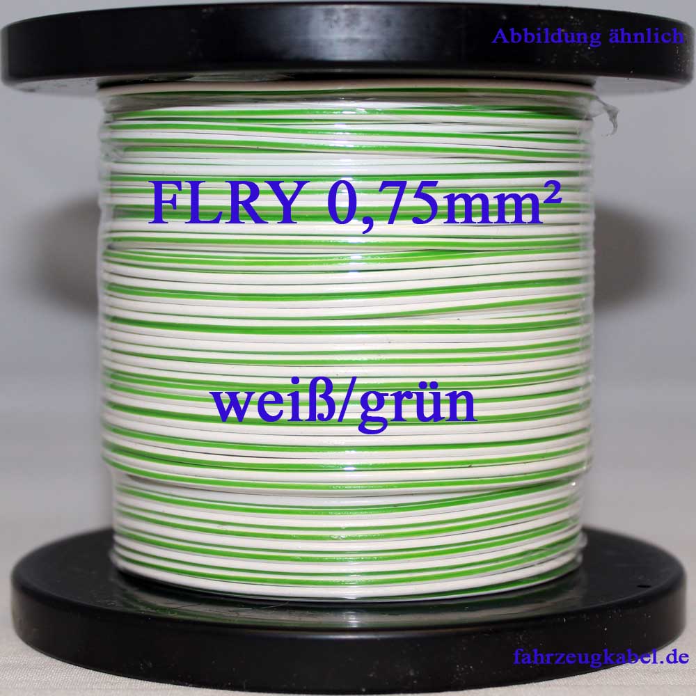 0,75mm² Spule 25m FLRY Kabel für Kfz Elektrik