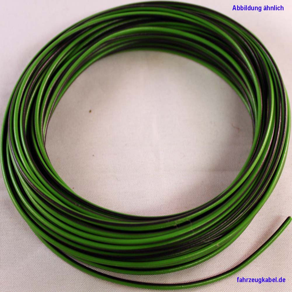 Kabelring grün-schwarz 0,75mm² Kfz Kabel kaufen