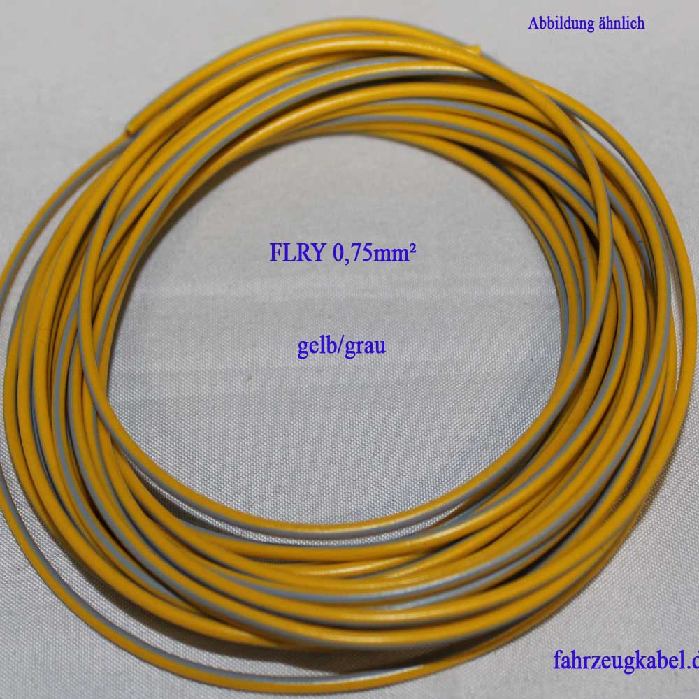 Kabelringe 0,75mm² 5 Meter Kabel für Kfz