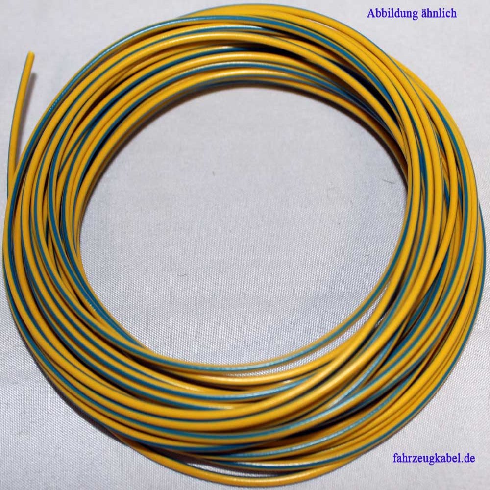 Kabelring gelb-blau 0,75mm² Kfz Kabel kaufen