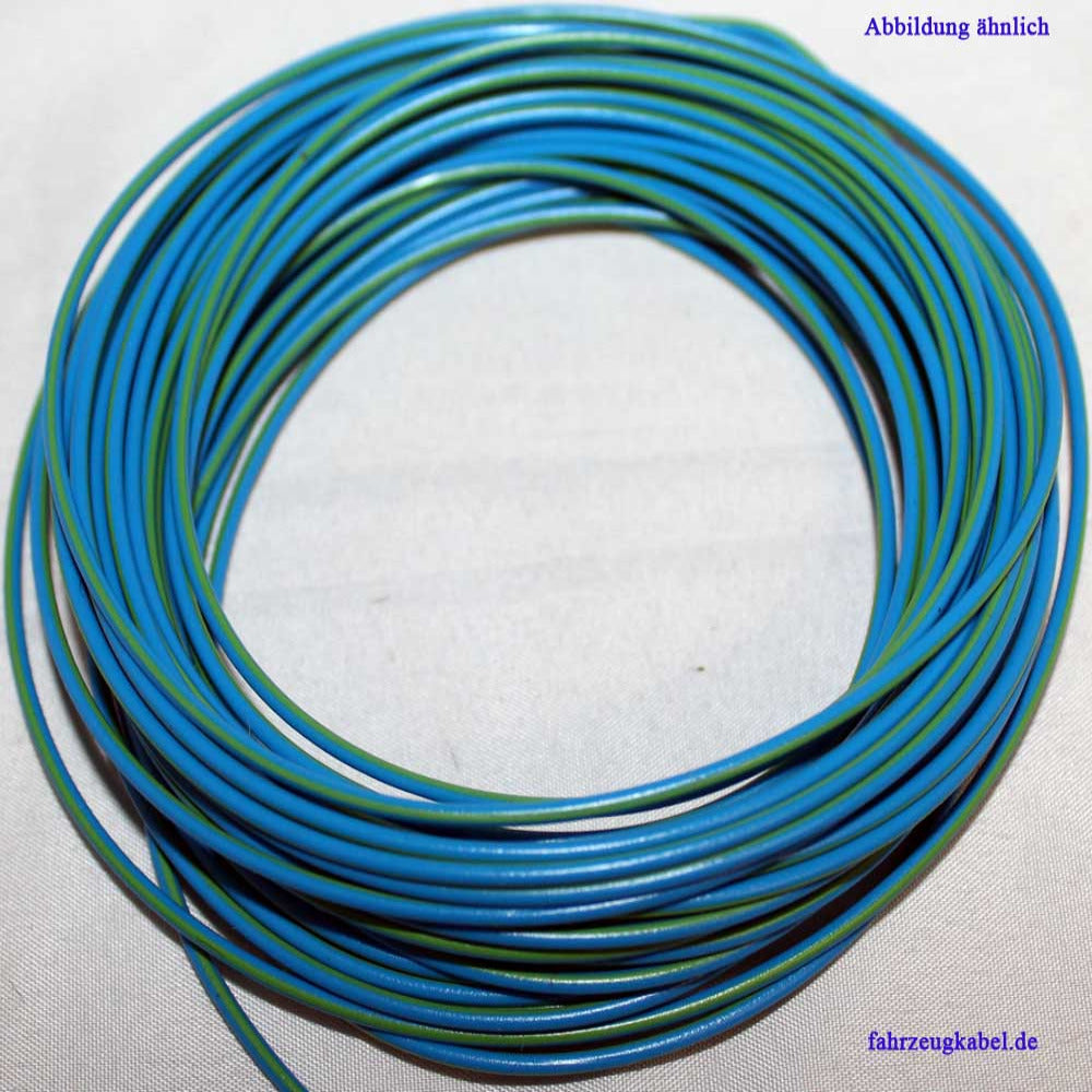 Kabelring blau-grün 0,75mm² Kfz Kabel kaufen