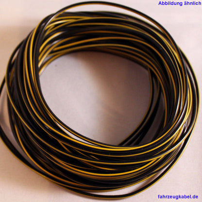 Kabelring schwarz-gelb 0,75mm² Kfz Kabel kaufen