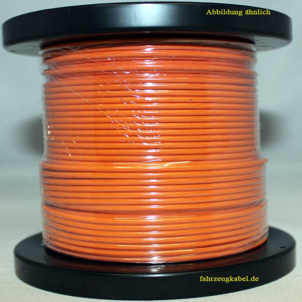 25m Spule FLRY 1,5mm² orange