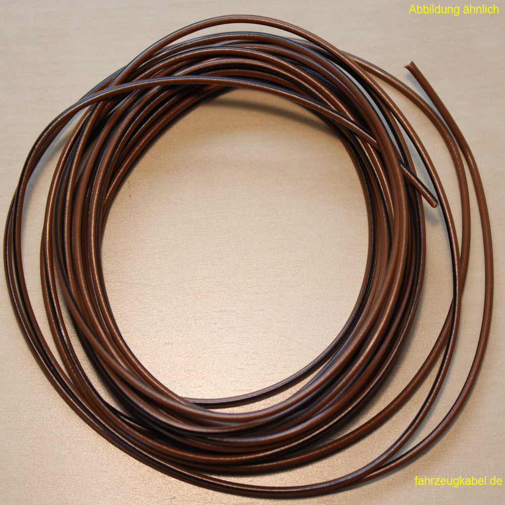 Kabelring braun-schwarz 0,75mm² Kfz Kabel kaufen