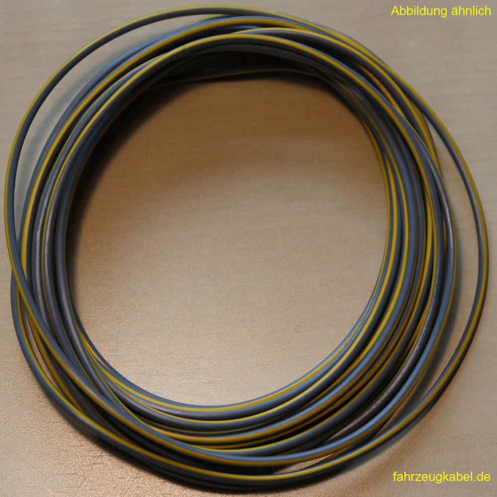 Kabelring grau-gelb 0,75mm² Kfz Kabel kaufen