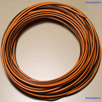 Kabelring orange-schwarz 0,75mm² Kfz Kabel kaufen