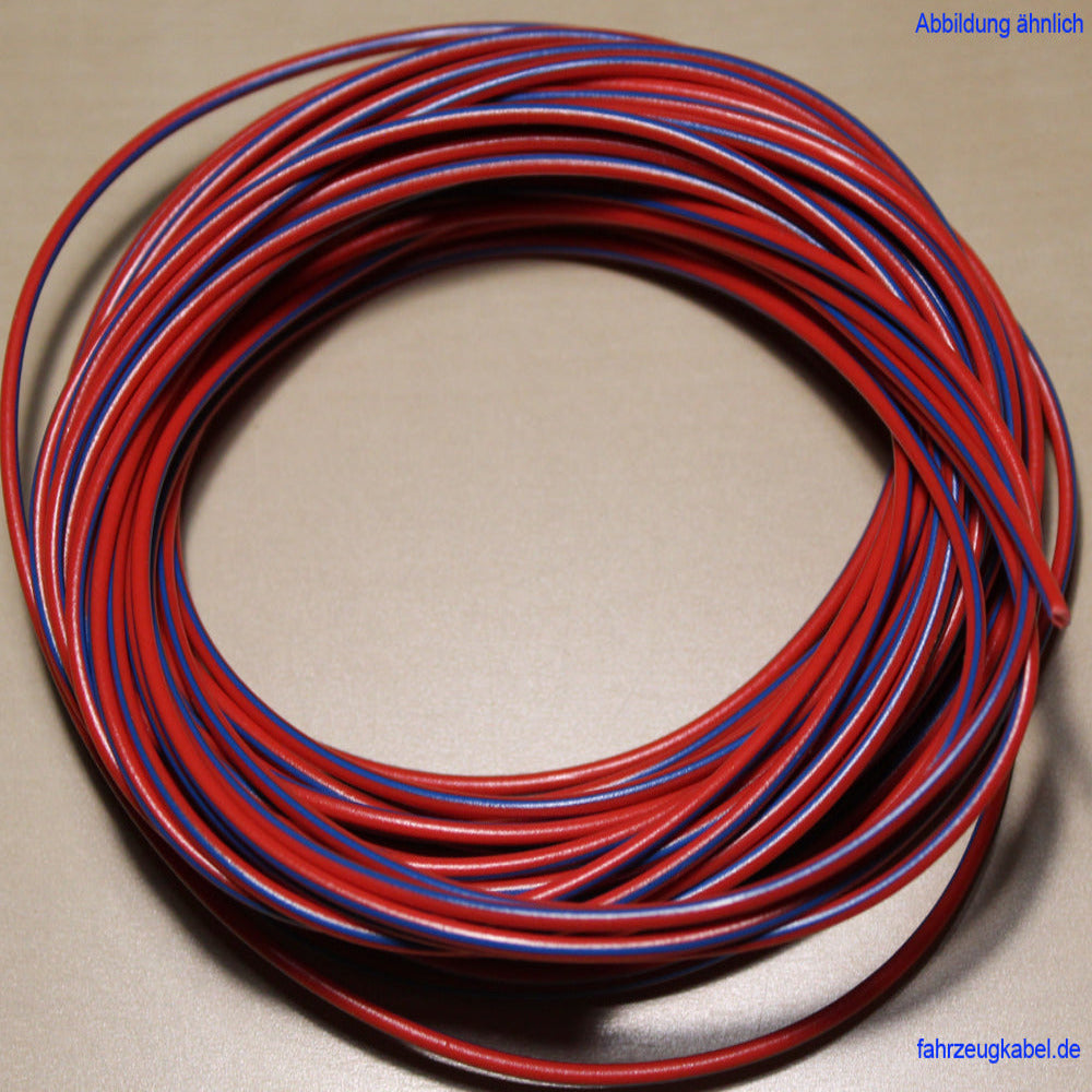 Kabelring rot-blau 0,75mm² Kfz Kabel kaufen