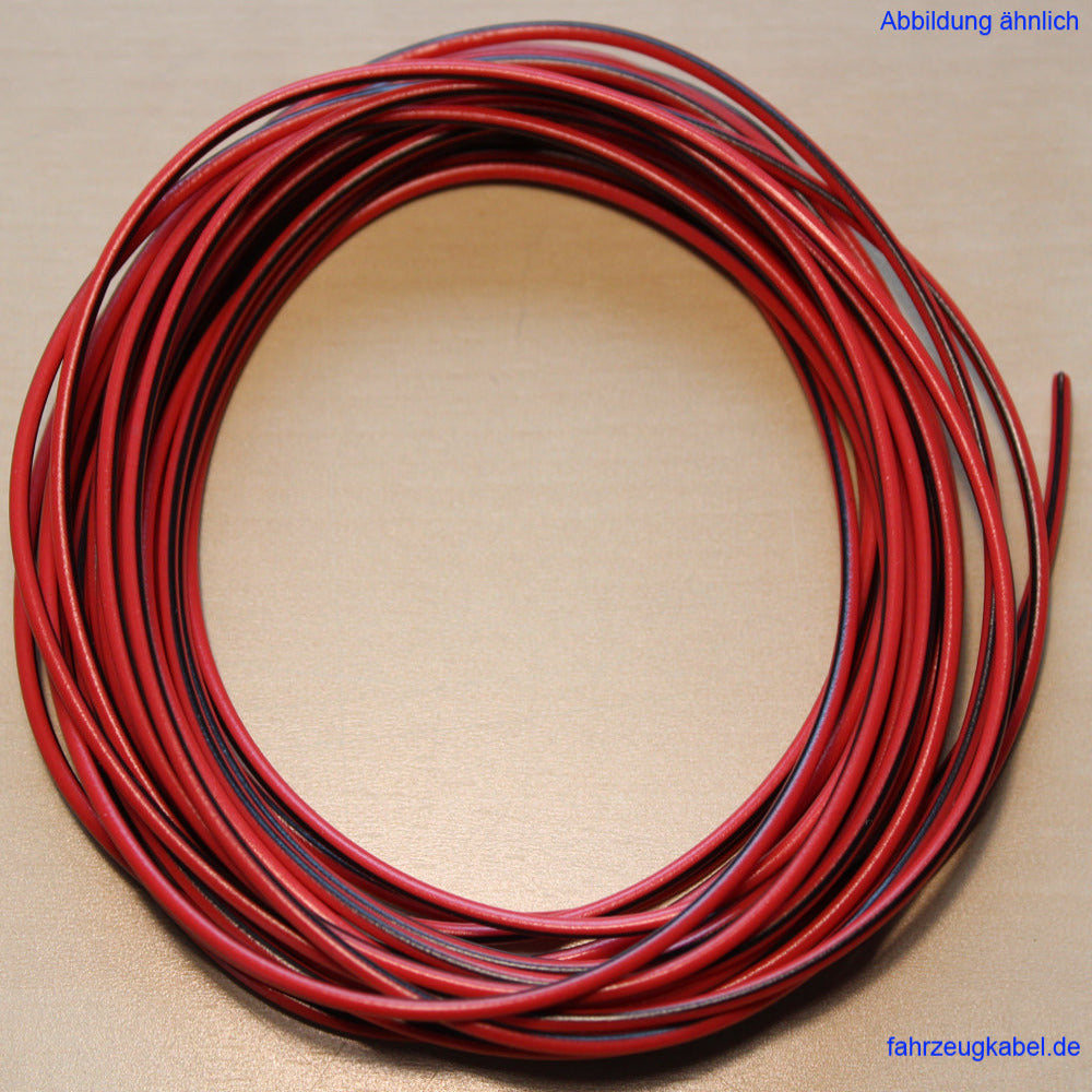 Kabelring rot-schwarz 0,75mm² Kfz Kabel kaufen