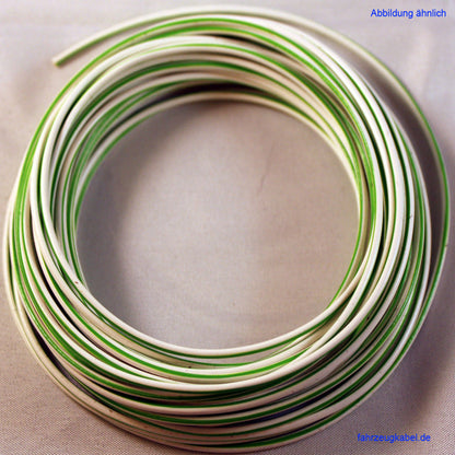 Kabelring weiß-grün 0,75mm² Kfz Kabel kaufen