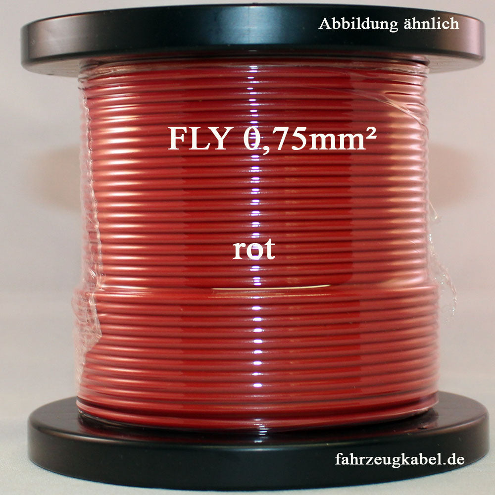 0,75mm² Spule 25m FLY Kabel für Kfz Elektrik