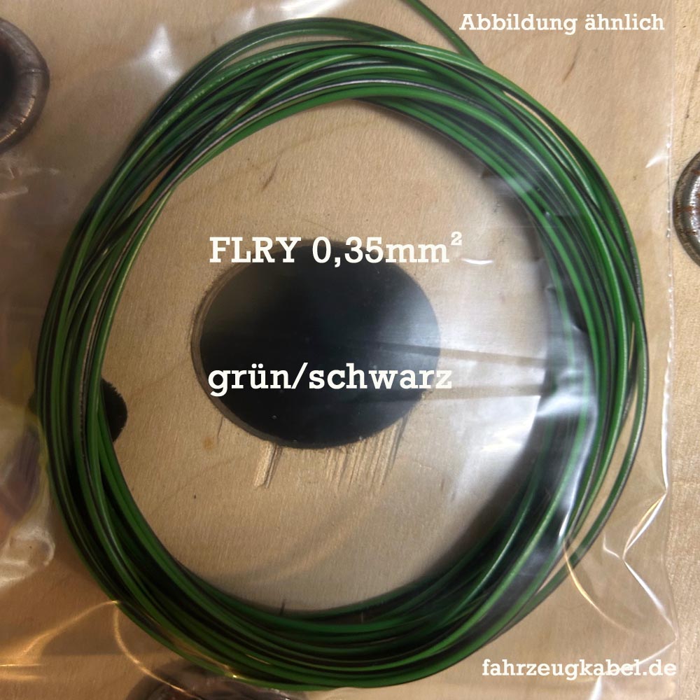 Kabelring 0,35mm² grün-schwarz für Kfz kaufen
