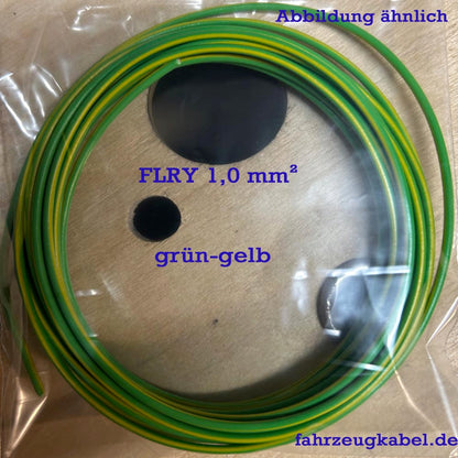 Kabelringe 1,0mm² grün-gelb 5 Meter Kabel für Kfz jetzt kaufen