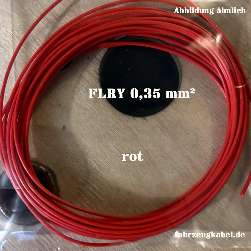 Kabelringe 0,35mm² 5 Meter Kabel für Kfz
