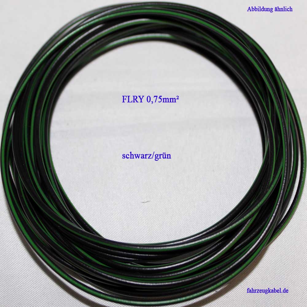 Kabelringe 0,75mm² 5 Meter Kabel für Kfz