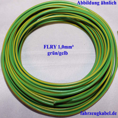 Kabelringe 1,0mm² grün-gelb 5 Meter Kabel für Kfz jetzt kaufen