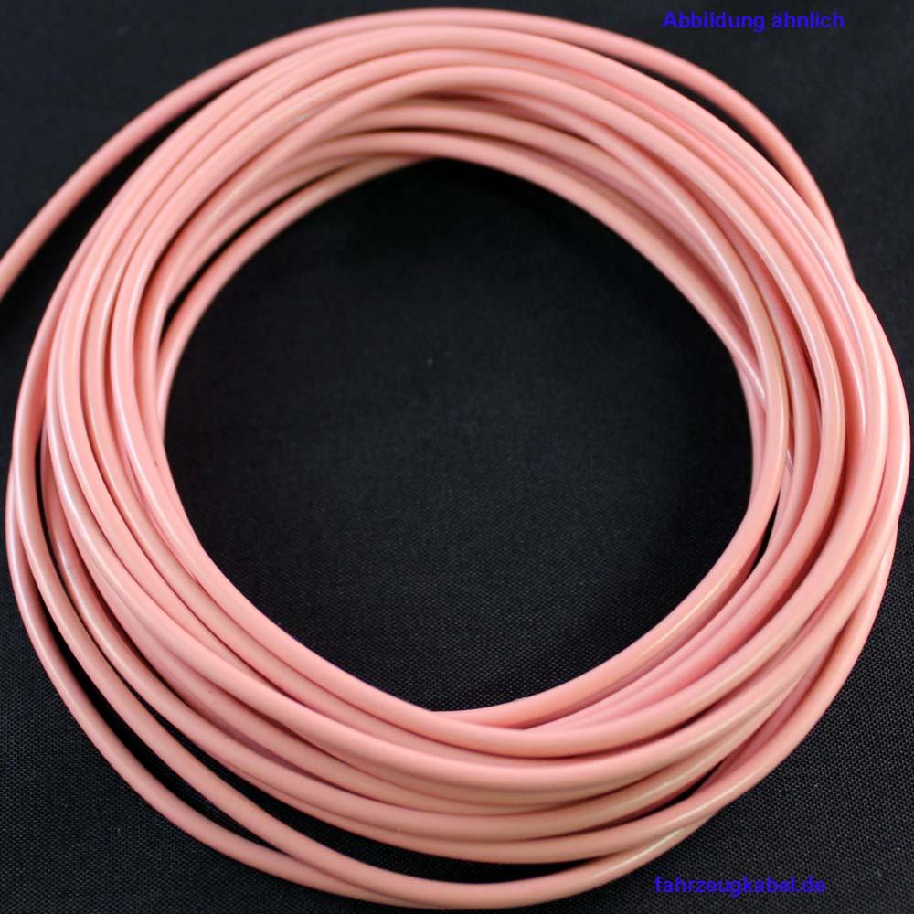 Kfz Kabel 1,5mm² rosa 5 Meter kaufen