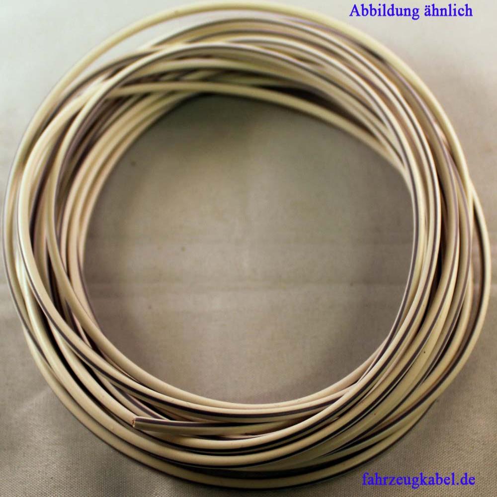 Kfz Kabel 1,5mm² weiß grau 5 Meter kaufen