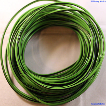 FLRY 1,5mm² grün-schwarz 10 Meter