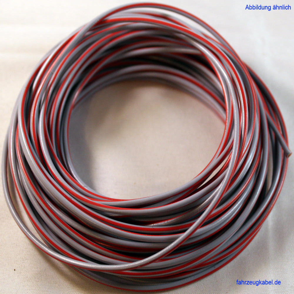 FLRY 1,5mm² grau-rot 10 Meter