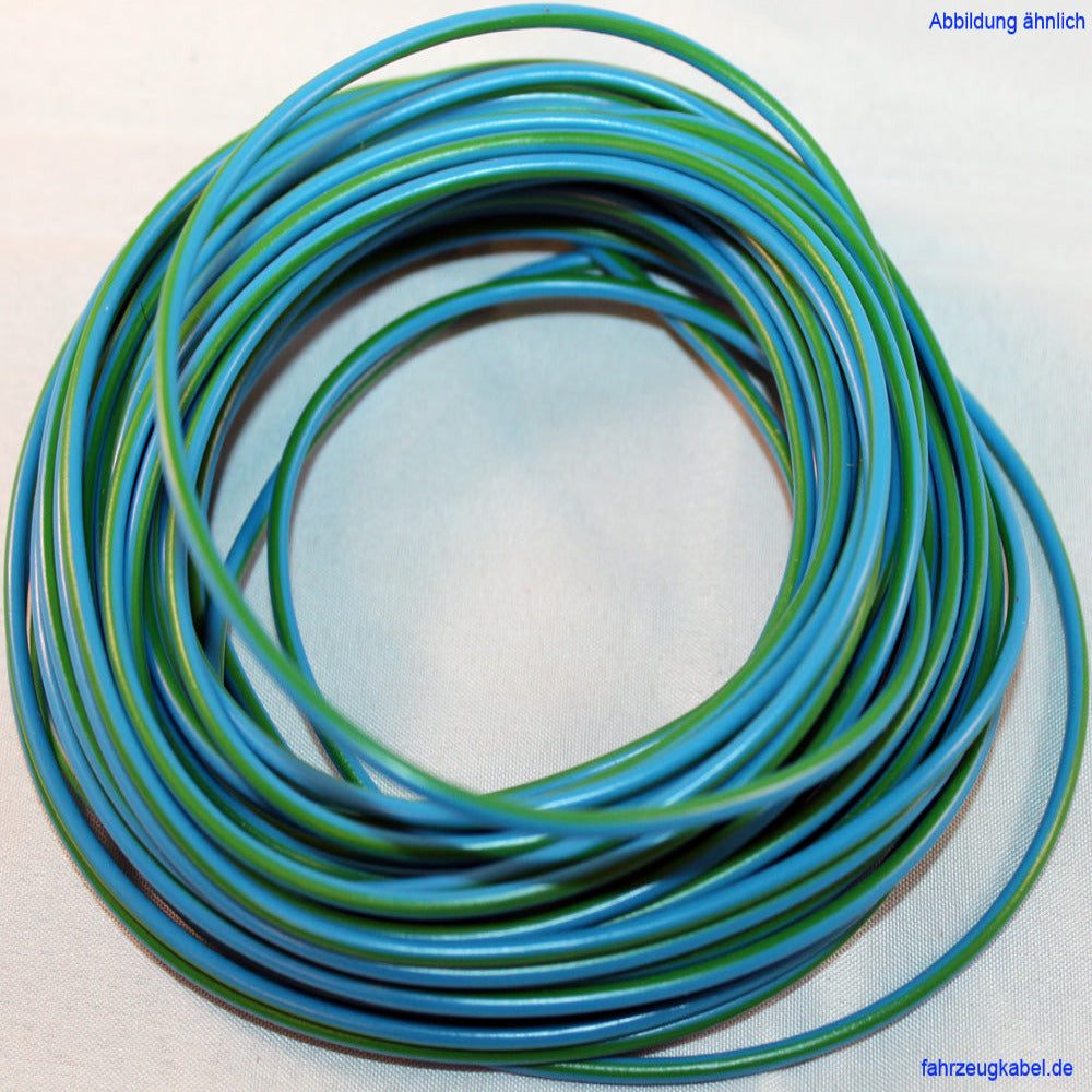 FLRY 1,5mm² blau-grün 10 Meter