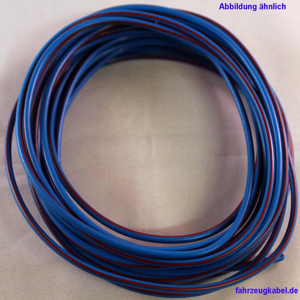 Kfz Kabel 1,5mm² blau rot 5 Meter kaufen