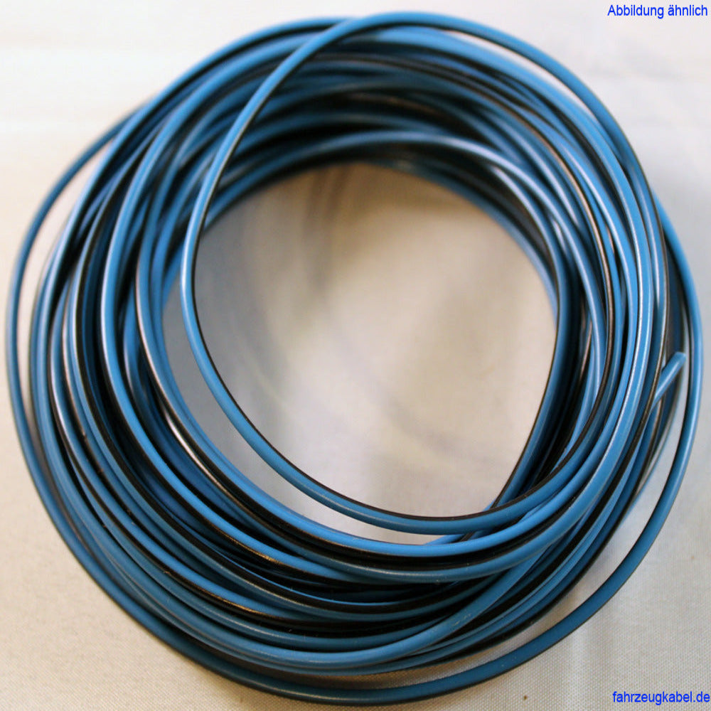 FLRY 1,5mm² blau-schwarz 10 Meter