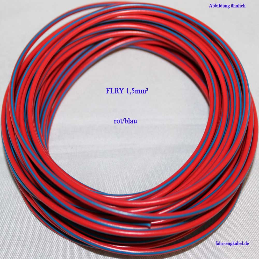 FLRY 1,5mm² rot-blau 10 Meter