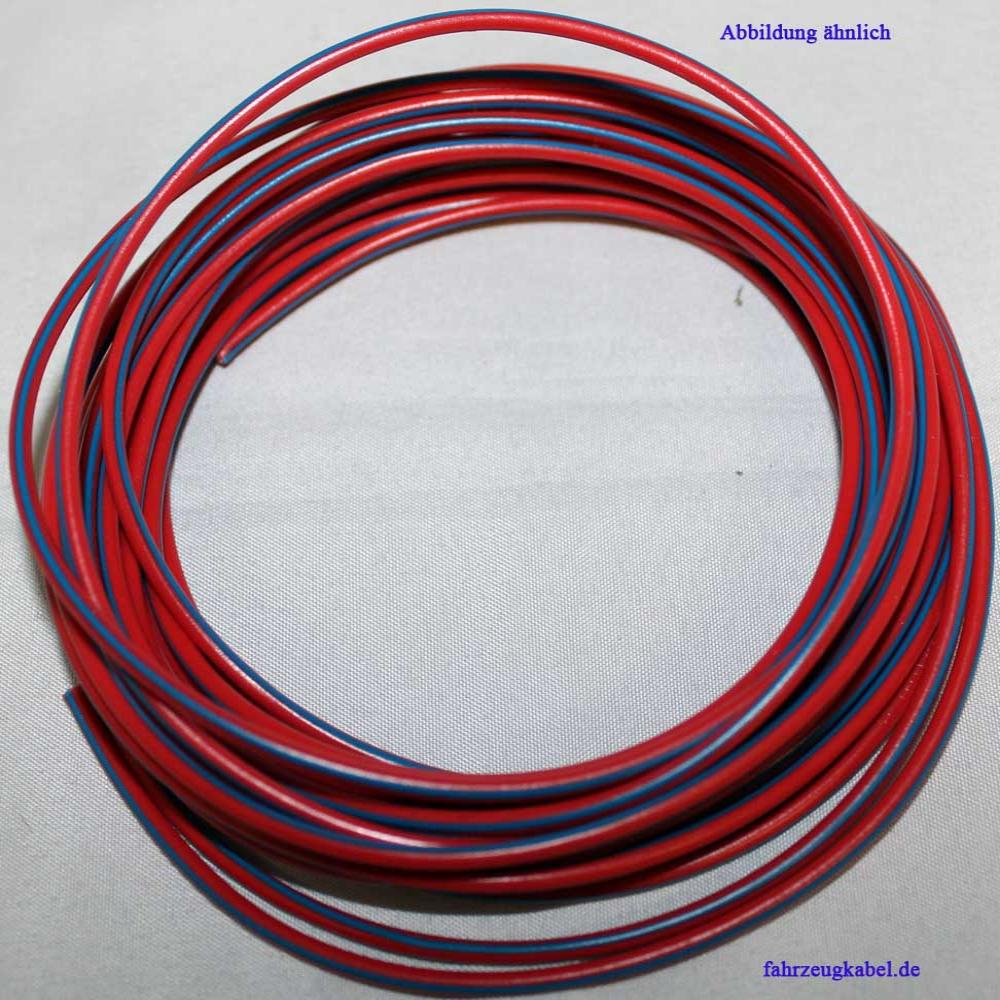 Kfz Kabel 1,5mm² rot blau 5 Meter kaufen