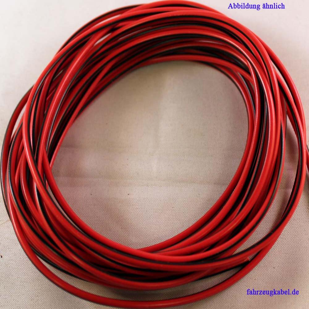 Kfz Kabel 1,5mm² rot schwarz 5 Meter kaufen