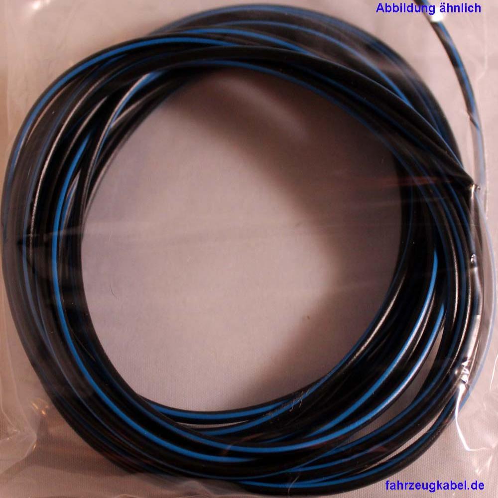 Kfz Kabel 1,5mm² schwarz blau 5 Meter kaufen