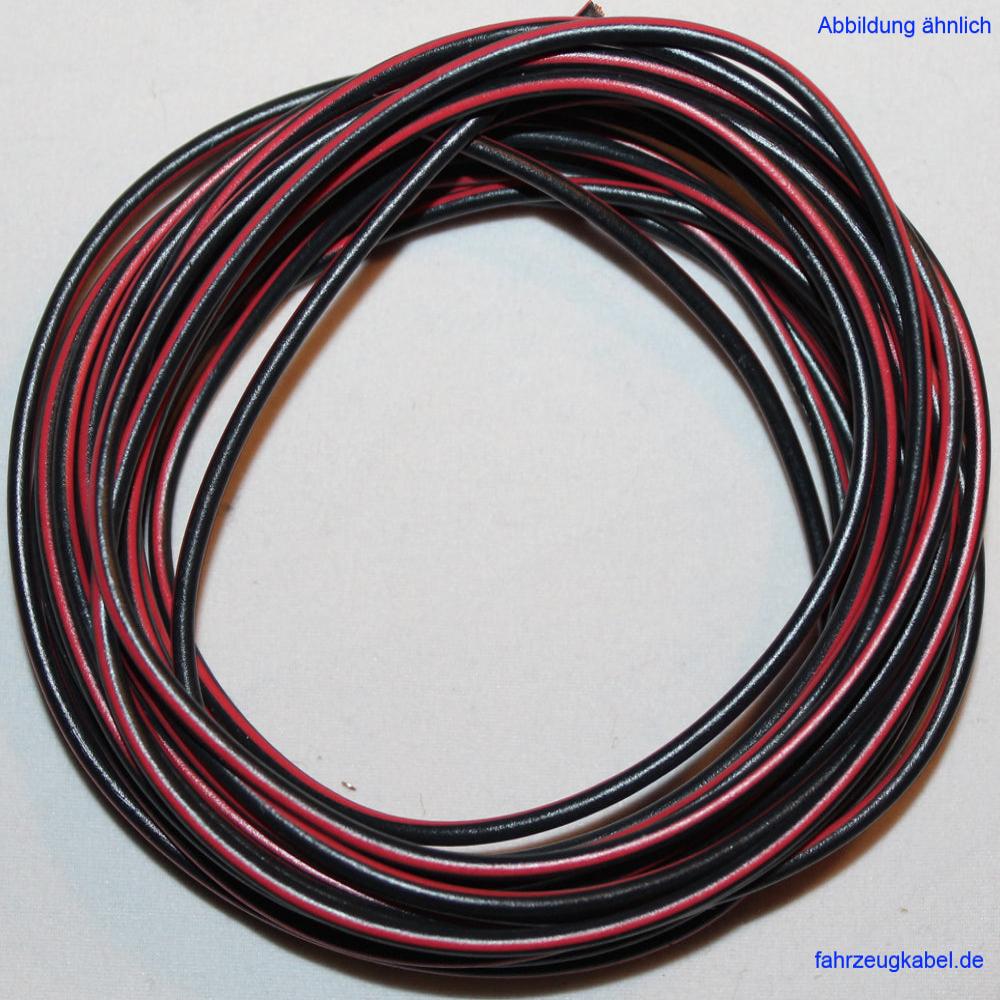 Kfz Kabel 1,5mm² schwarz rot 5 Meter kaufen
