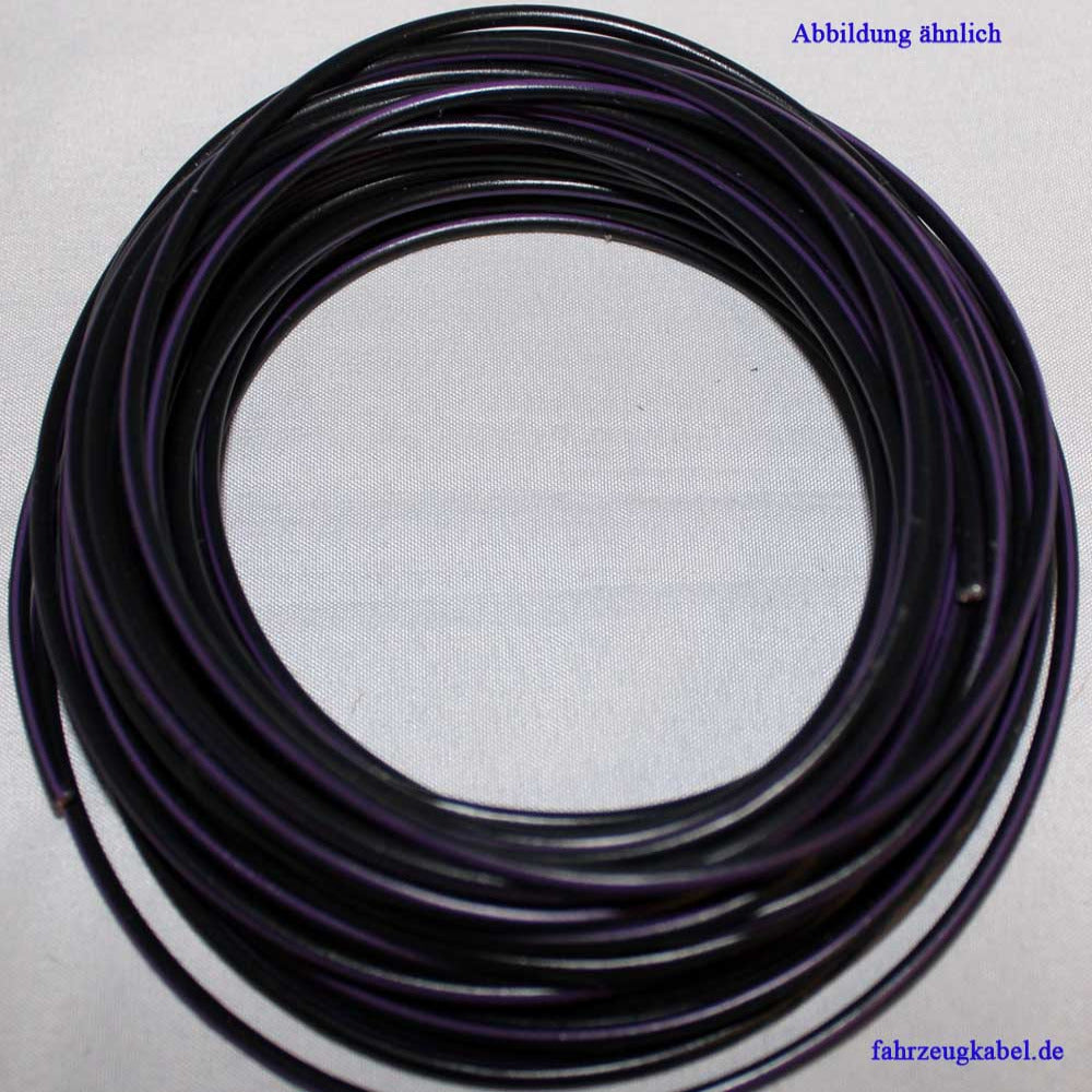 FLRY 1,5mm² schwarz-violett 10 Meter
