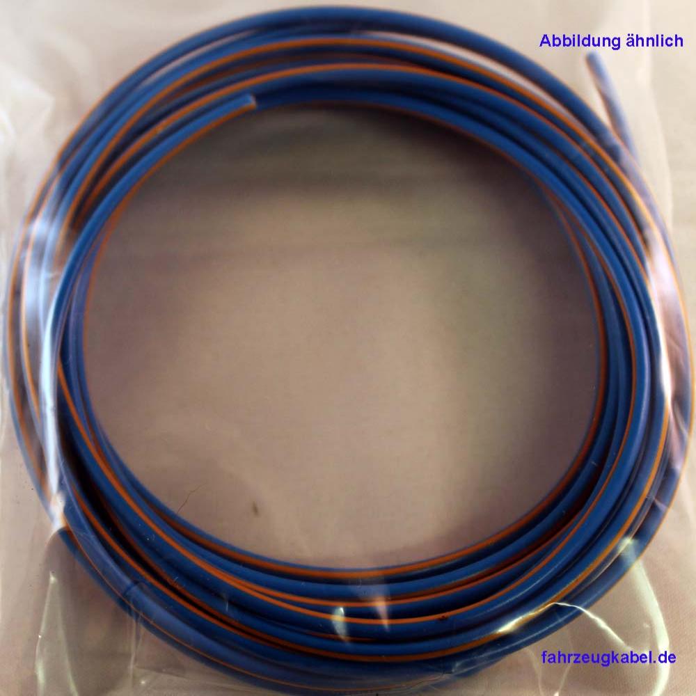 Kfz Kabel 1,5mm² blau orange 5 Meter kaufen