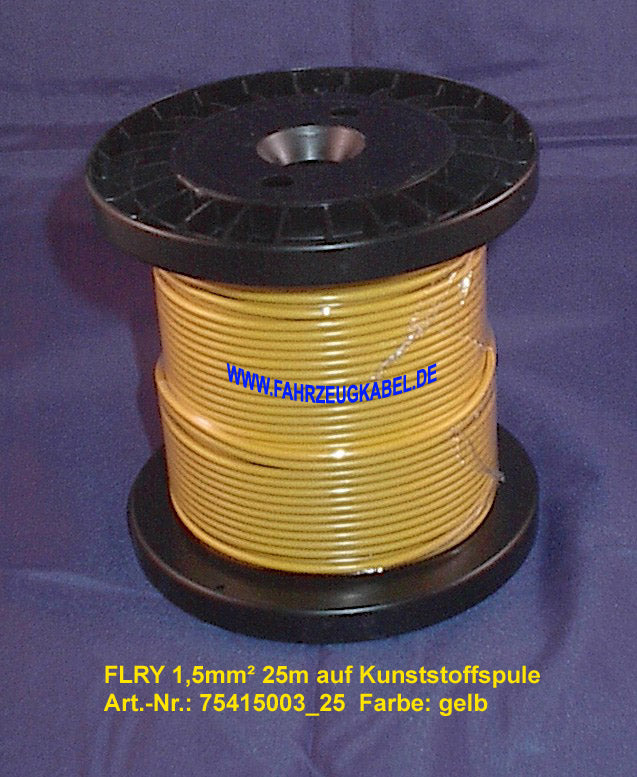 0,75mm² Spule 25m FLRY Kabel für Kfz –