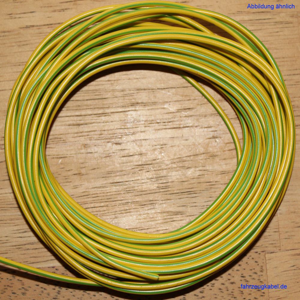 FLRY 1,5mm² gelb-grün 10 Meter