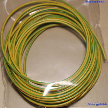 Kabelringe 1,0mm² gelb-grün 10 Meter Kabel für Kfz jetzt kaufen