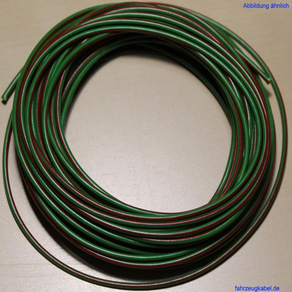 Kabelringe 1,0mm² grün-rot 10 Meter Kabel für Kfz jetzt kaufen