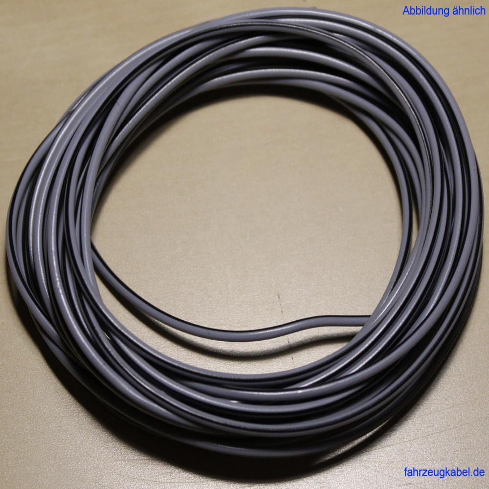 Kabelringe 1,0mm² grau-schwarz Kabel für Kfz jetzt kaufen