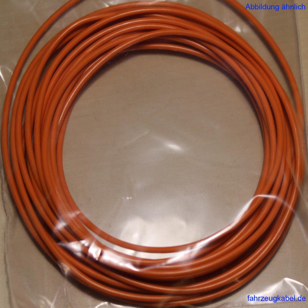 Kabelringe 1,0mm² orange 5 Meter Kabel für Kfz jetzt kaufen