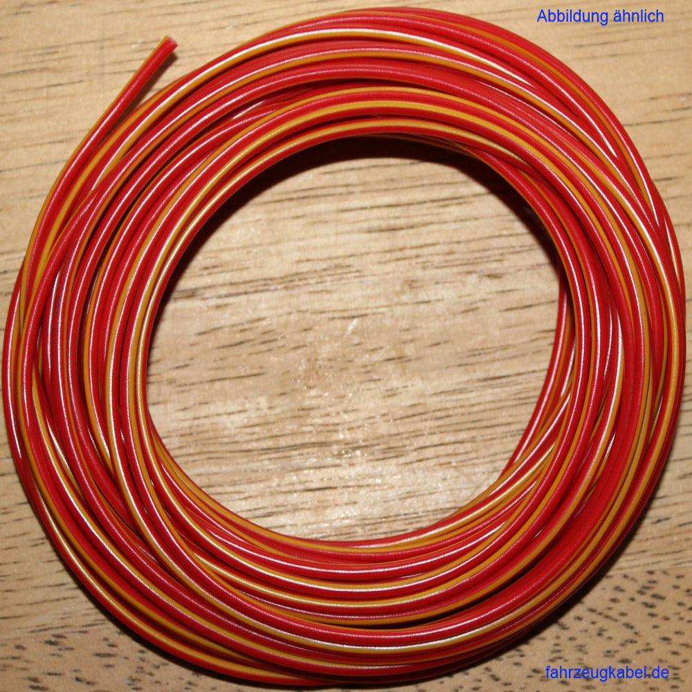 FLRY 1,5mm² rot-gelb 10 Meter