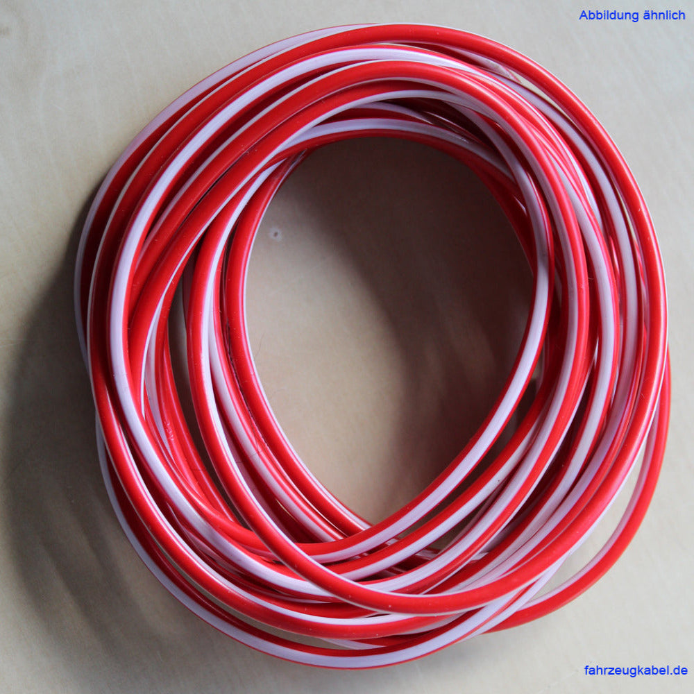 Kabelring rot-weiß 4,0mm²