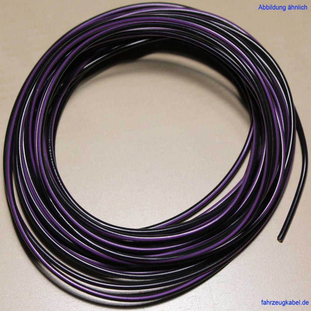 Kabelringe 1,0mm² schwarz-violett  Kabel für Kfz jetzt kaufen
