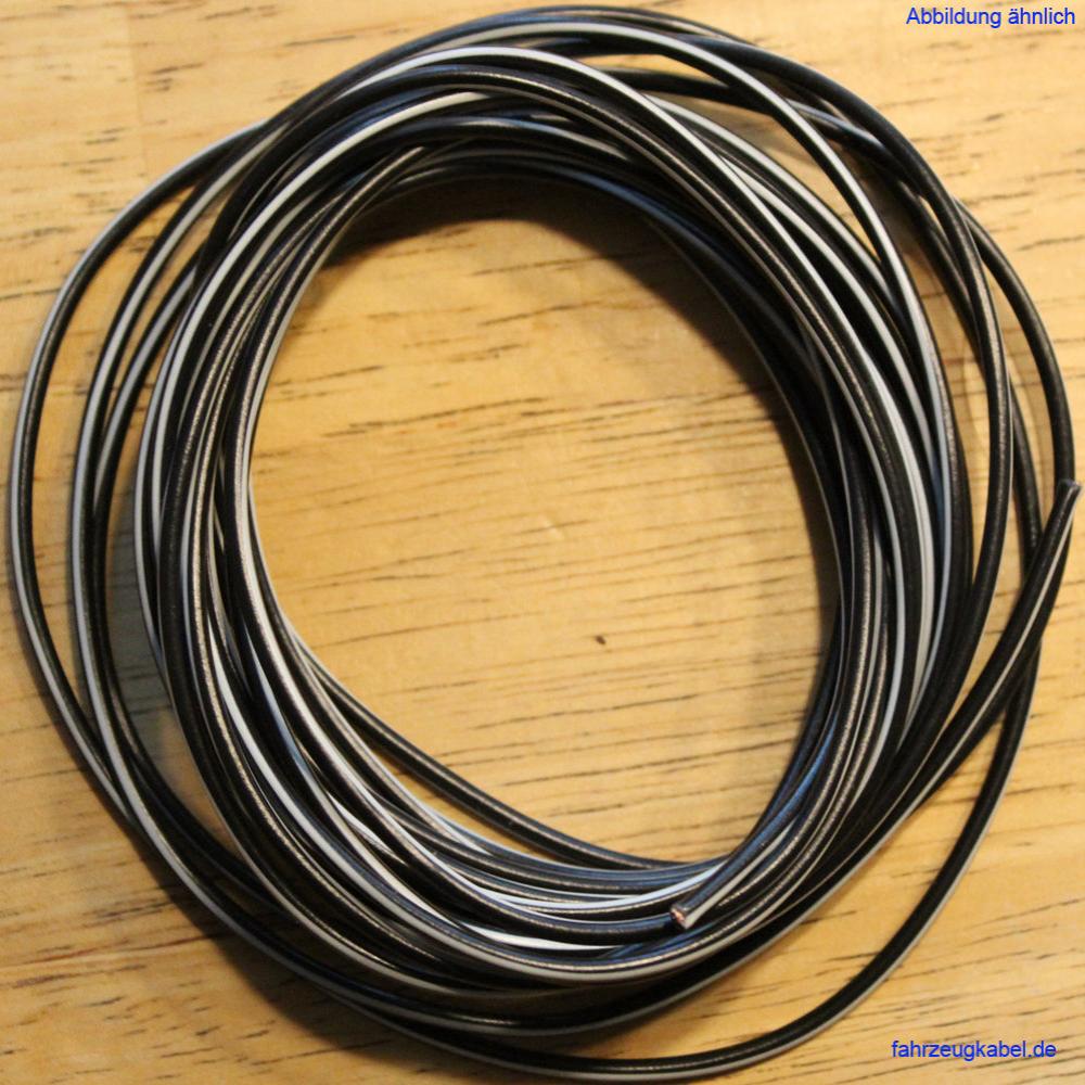 Kfz Kabel 1,5mm² schwarz weiß 5 Meter kaufen