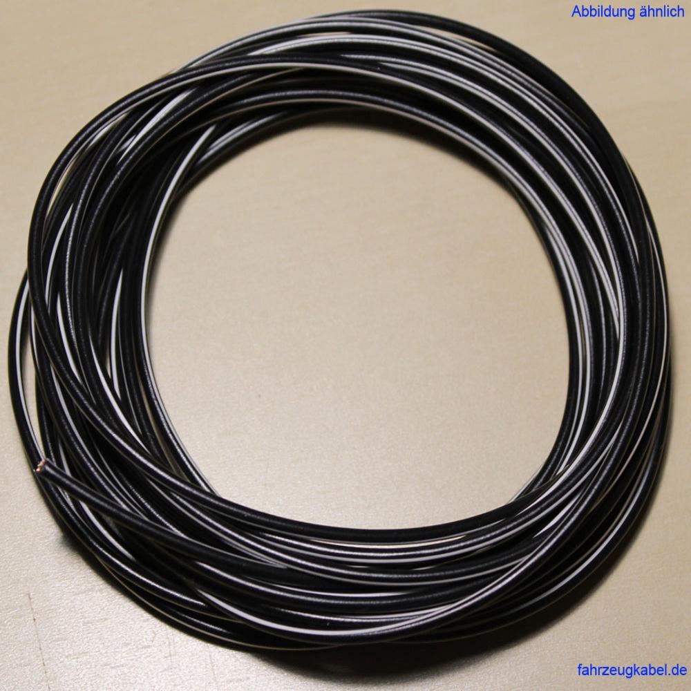 Kabelringe 1,0mm² schwarz-weiß Kabel für Kfz jetzt kaufen