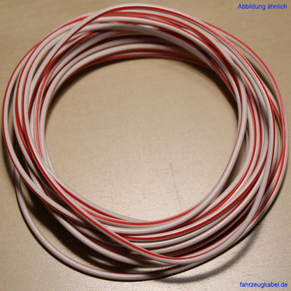 Kabelringe 1,0mm² weiß-rot Kabel für Kfz jetzt kaufen